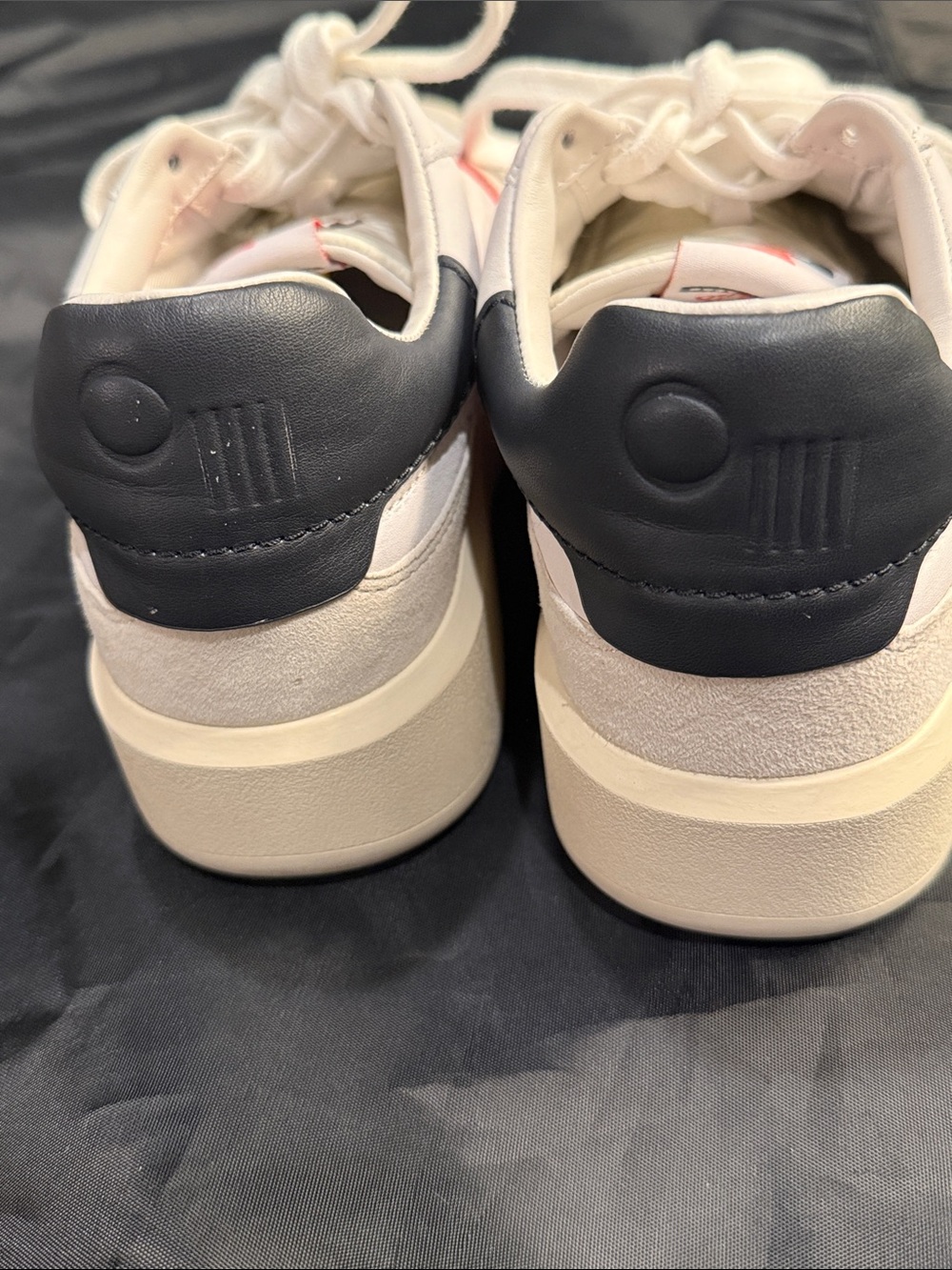 Oncept-NYC White and Red Low-Top Sneakers - Picture 5 of 7
